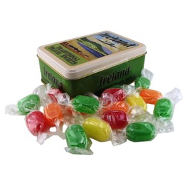 JC Walsh and Sons Vintage Irish Candy Tin – Fruity Old-Fashioned Travel Sweets Made in Ireland