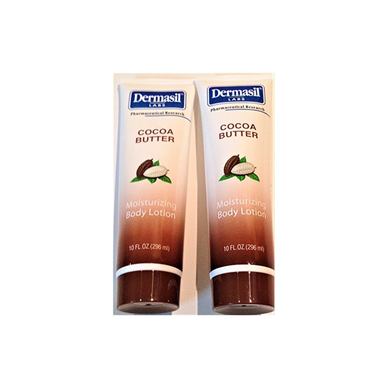 Dermasil Cocoa Butter 10 fl oz Moisturizing Body Lotion (2