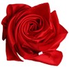 X&F Women's Solid Stain Charmeuse Neckerchief Square Scarf 23" *