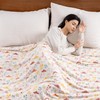 Sushing Luxury Printed Fleece Warm Blanket, Soft Lightweight Velvety Plush