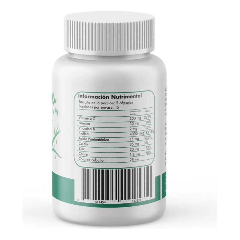 SUPERVITS Biocomplejo Keratinorm 30 Capsulas