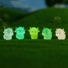 titihuirie 120 Pcs Luminous Mini Resin Yaks Miniature Yaks Figurines