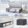 Under Bed Storage Bags – Underbed Organizer 4 Pack, Blanket