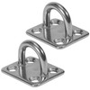 Five Oceans Heavy Duty 3/16" Stainless Steel Square Pad Eye,
