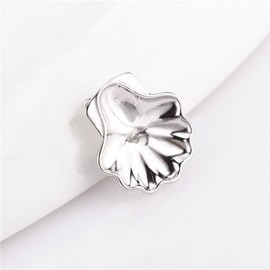 LGSY Shell Bail Pendants for Pearl Jewelry Making Sterling Silver, Design Pendant Fitting for Fashion Jewelry