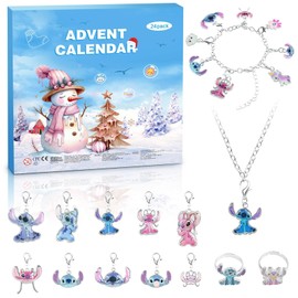 Advent Calendar 2025, Girls Boys 24 Days Christmas Charm Bracelet Countdown Calendar with DIY Fashion Jewelry Making Kit Gift for Daughter, Son,Granddaughter, Niece