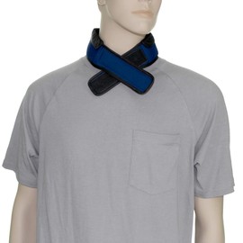 FlexiFreeze Cooling Collar - Neck Cooling Ice Wrap for People, Navy Blue