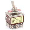 Heschen Metal 3PDT Toggle Switch HS-302 ON/ON 2 Positions 15A
