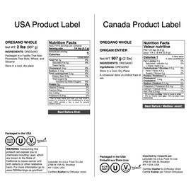 Food to Live Oregano, 2 Pounds – Whole Dried Leaves for Cooking and Baking. Traditional Mediterranean Spices. Non-GMO, Vegan, Kosher, Bulk