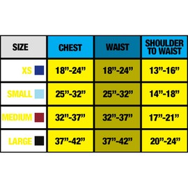 EZ-ON Products 303Z Large Rear Zipper Closure Durable Personal Vehicle User-Friendly Safety Transportation Vest with Seat Belt Loops. Meets NHTSA Regulation. Mount Sold Separately.
