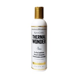 KeraCare Thermal Wonder Pre Poo Conditioner - With Aloe Vera, Green Tea & Menthol- Features Maringa and Marula for Moisture - Refresh & Hydrate Scalp - Prepare Hair for Thermal Processing