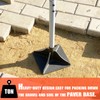 Heavy Duty Steel Tamper 10"x10" with 48 inch Handle and