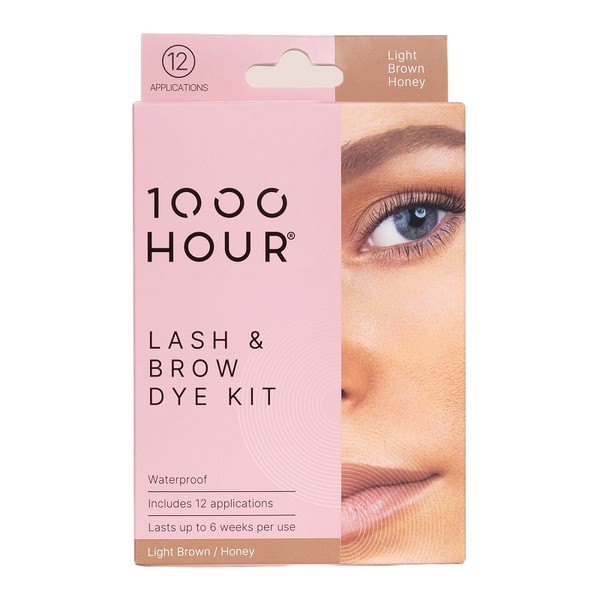 1000 Hour Eyelash & Brow Dye Kit (Light Brown /