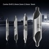 Centring Drill Bit Set, 4 Pieces 60 Degree HSS 1/2/2.5/5