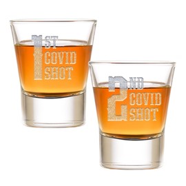Covid Shot Glass Set Of 2