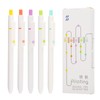 5PCS Zennyth Retractable Gel Pens Set, Quick Dry Black Ink