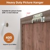 ForoGore 12 Pack Heavy Duty Sawtooth Picture Hangers, Large Sawtooth