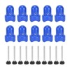 10Pcs Trampoline Enclosure Pole Cap with Screw Thumb Safety Rail