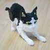 Balody Crouched cat. Nanoblocks assembly kit. 1390 pieces