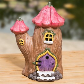 Pelle & Sol Mushroom House - Garden Indoor Outdoor Decoration Ornaments Decor Statue - Made form PolyResin