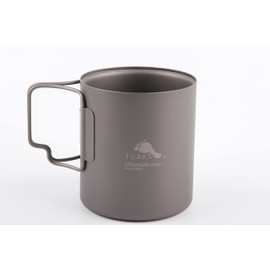 TOAKS Titanium 12.5 fl oz (370 ml), 15.9 fl oz (450 ml), Double Wall Cup (12.5 fl oz (37