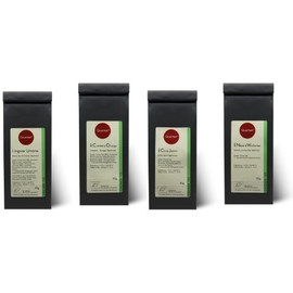 Grüntee Probierset Biotee Quertee® Nr. 4 - 4 x 50g Bio Tee - "Grüntee Fan" das Grüner Tee Geschenk Set