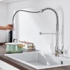 Kitchen Faucet Head Replacement with 15 Adapters, 3 Function Pull