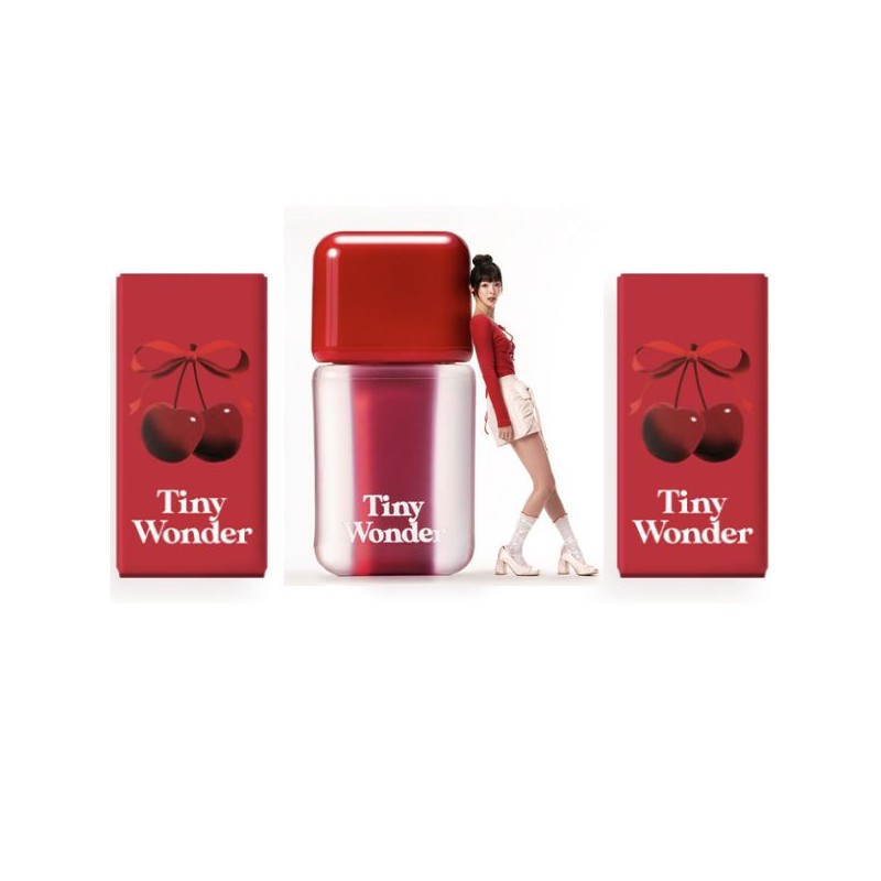 TINY WONDER Hyper Blur Lip Tint 3.6g, Color:#01 Like Cherry