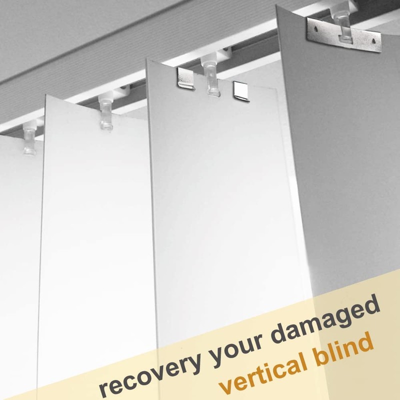Vertical Blind Repair Vane Savers, Electroplated Vertical Blinds Repair Kit,