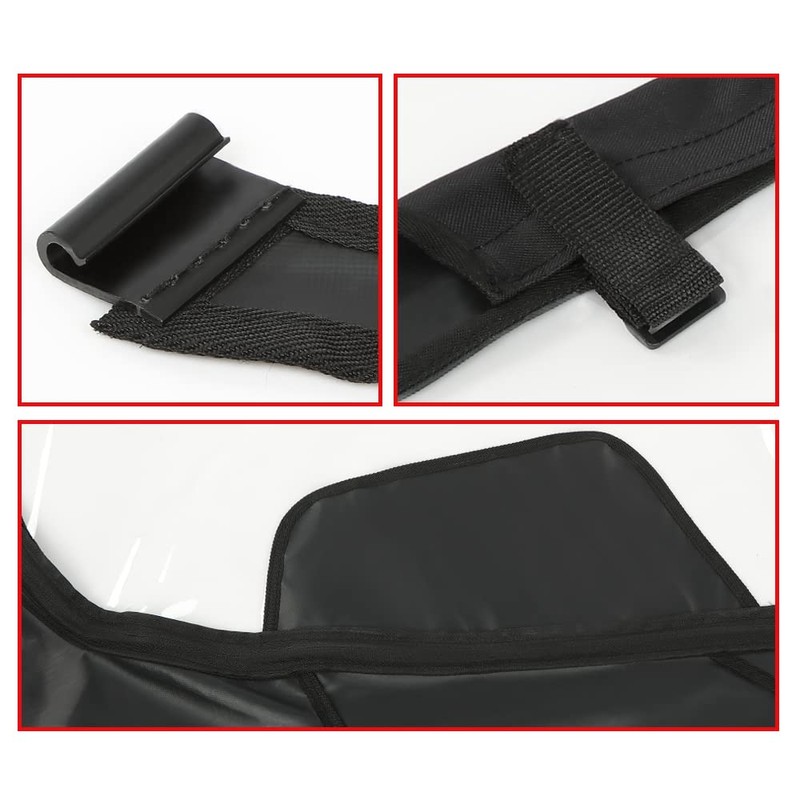 CHEDA UTV Fabric Rear Panel Waterproof PVC Compatible with 2016
