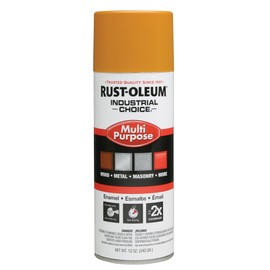 Rust-Oleum 1643830 School Bus Yellow 1600 System General Purpose Enamel Spray Paint, 16 fl. oz. container, 12 oz. weight fill, Can (Pack of 6)