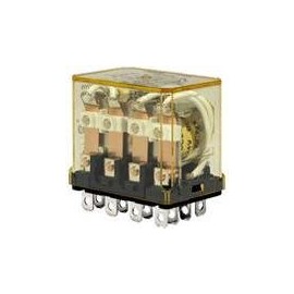 RH4B-UAC120V, Power Relay 120VAC 10A 4PDT(27.5x41x42) mm Socket (5 Items)
