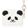 ARDI A39 Pass Case with Reel, Panda, Black