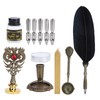 Quill Dip Pen Set Vintage Feather Fountain Pen Student Writing
