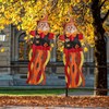 THQZLH Scarecrow Windsock - Fun and Festive Outside Decorations for