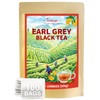TeeLux Earl Grey Black Tea Bags 100 Count, Vegan, Blend
