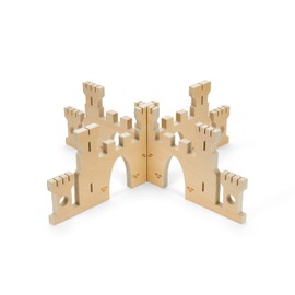TickiT Castle Discovery Dividers | Montessori Wooden Play Set | Open Ended Toy for Imagination and Role Play