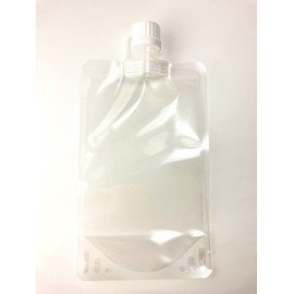 Ibis300 Transparent 10.1 fl oz (300 ml) Cap Pouches with 10 Sheets, Food Refill, Cosmetics Refill, Small Capacity, Portable, Travel, Camping