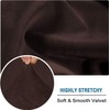H.VERSAILTEX Velvet Stretch Individual Chaise Cover Sectional Couch Covers for