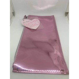 Too Faced “Damn Girl You’Re So Too Faced”Makeup Bag Metal Pink