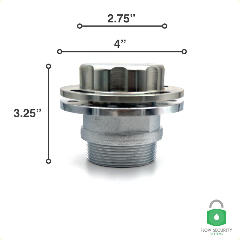 The Flow Security Systems Non-Vented Locking Fuel Tank Cap |