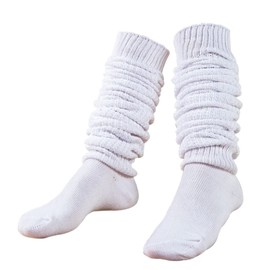 REGANOIR Loose Socks Cute Squishy Warm Flexible White High School Middle School Cosplay 40cm 60cm 100cm 120cm 150cm (100cm)