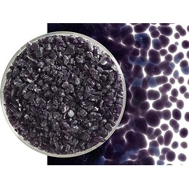 Deep Royal Purple Transparent Glass Frit Coarse Bullseye COE 90 Fusible- 4 Ounces