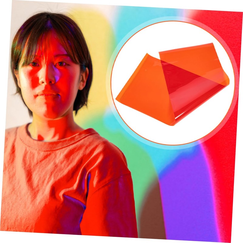 IWOWHERO Photographic Film Sheets Light Gels for Lighting Film Sheet