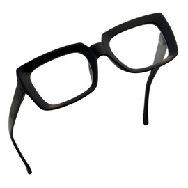 Eyekepper Stylish Eyeglasses Women - Oversized Square Eyewears Black