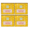 Satya Sandalwood Incense Cone x4 pack, used for Aromatherapy, Spa,