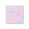 C.R. Gibson TW4-20974 Beverage Napkin (20Ct), Cocktail, Holographic Shells