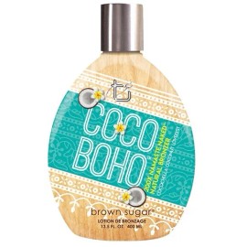 Brown Sugar Coco Boho 200X Natural Bronzer Tanning  Lotion 13.5 oz