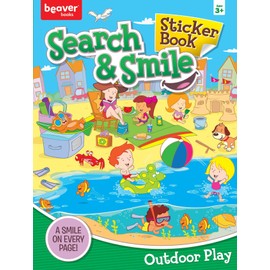 Search and Find Sticker Books for Kids Ages 3-5: Outdoor Play - Boost Learning with Hidden Pictures & 50+ Stickers!