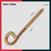 KOTARBAU® Set of 2 Swing Hooks M12 Wood Thread Wood